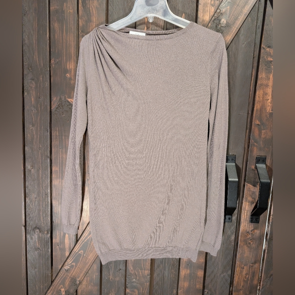 Gray Loft Lightweight Long Sleeve Sweater, Size M